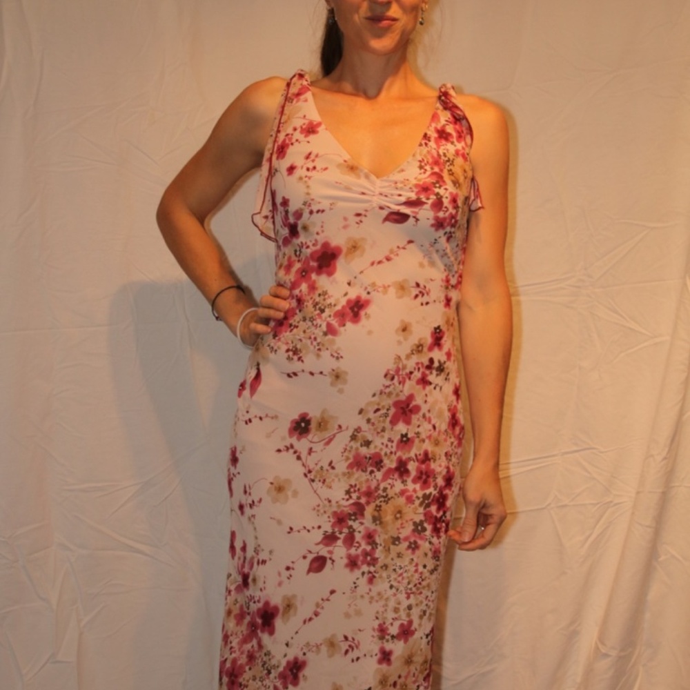 Pink Floral Dress